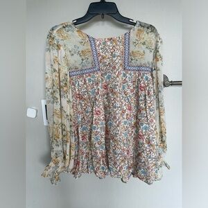 Entro brand chiffon blouse, L